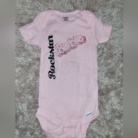 ROCKSTAR Barbie onesie any size! - Picture 3 of 4
